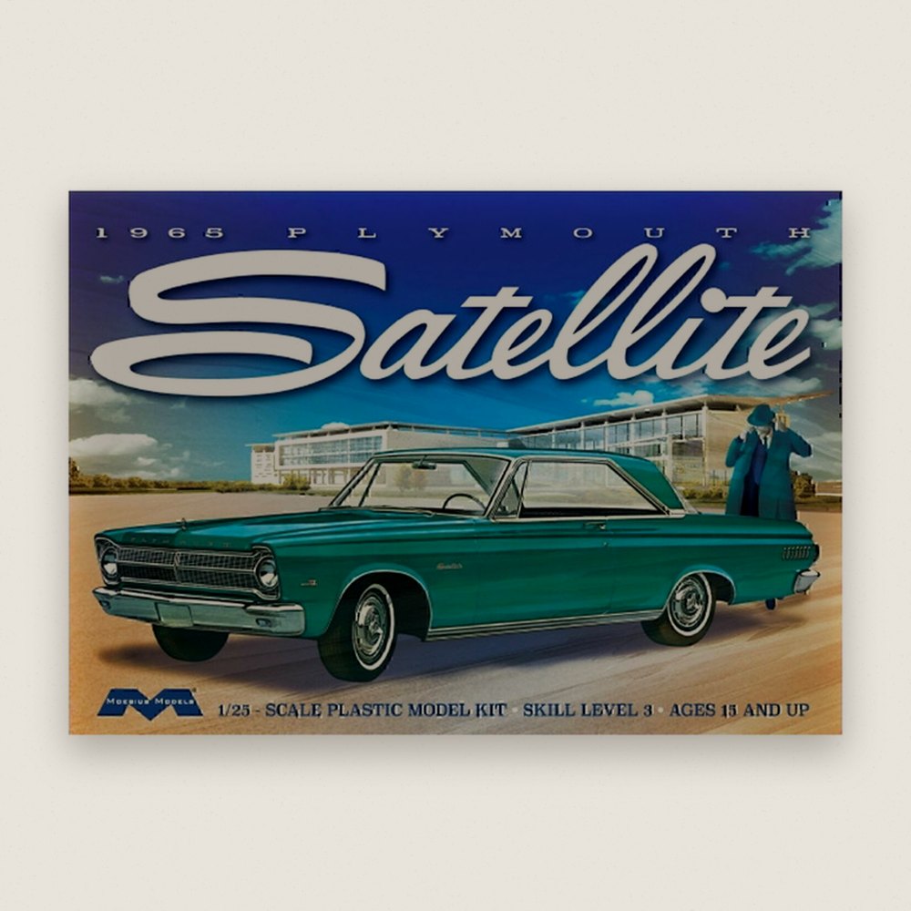 Plastic Model Kit, 1/25 1965 Plymouth Satellite - Moebius Models