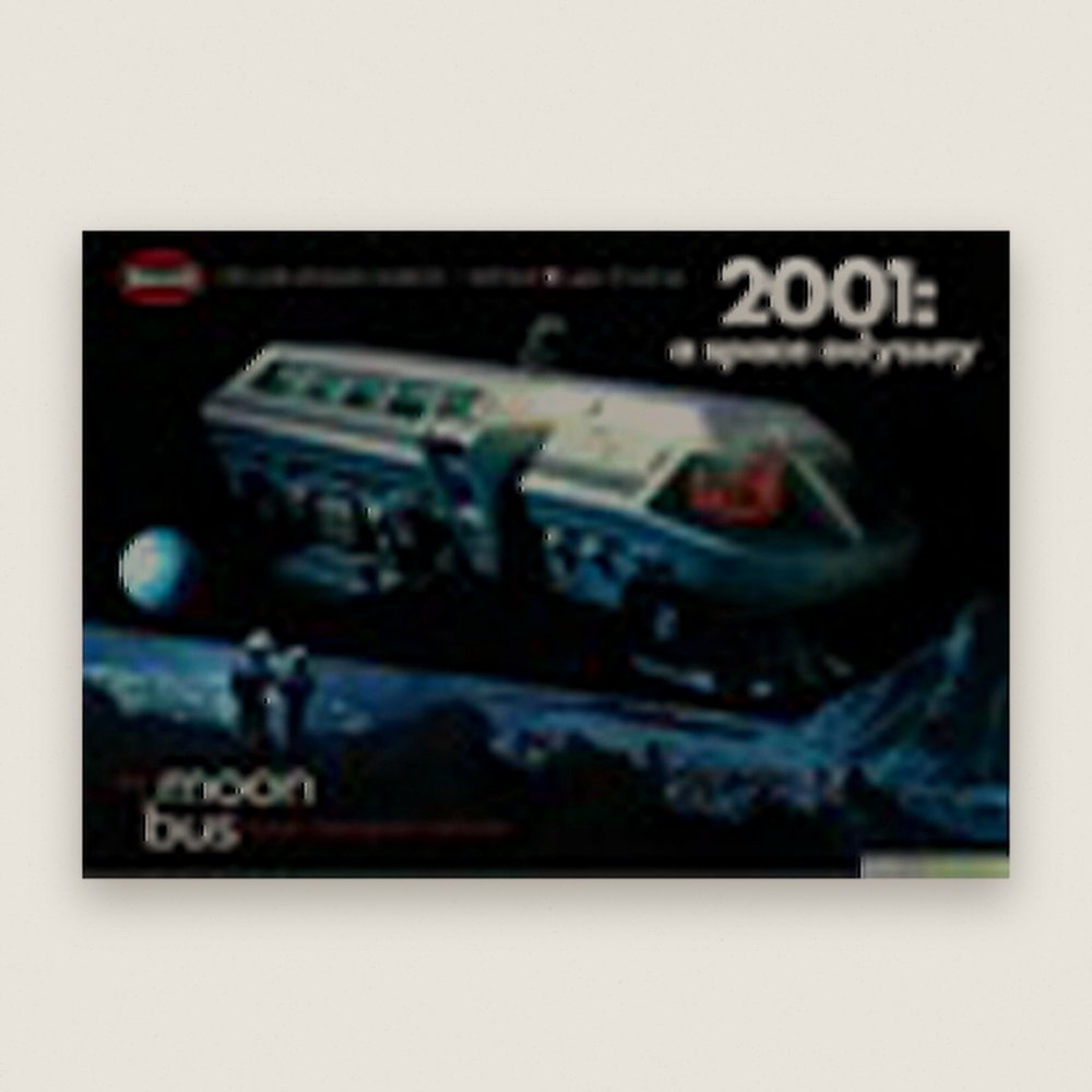 Plastic Model Kit, 1/50 2001 Moon Bus - Moebius Models