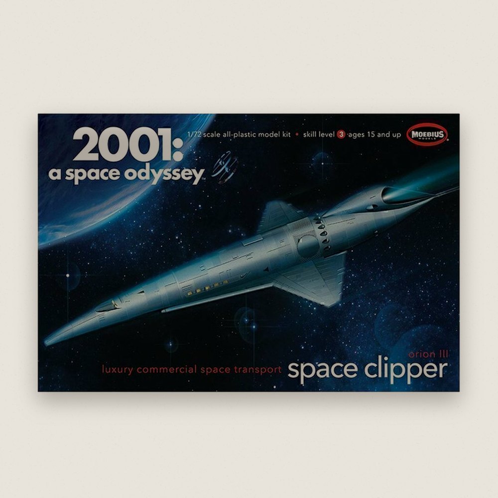Plastic Model Kit, Orion III Space Clipper 1/72nd Scale - Moebius Models