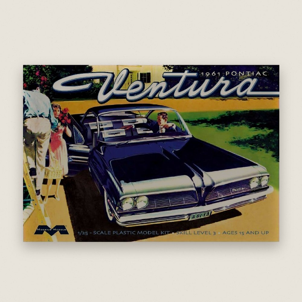Plastic Model Kit, 1961 Pontiac Ventura Sd - Moebius Models