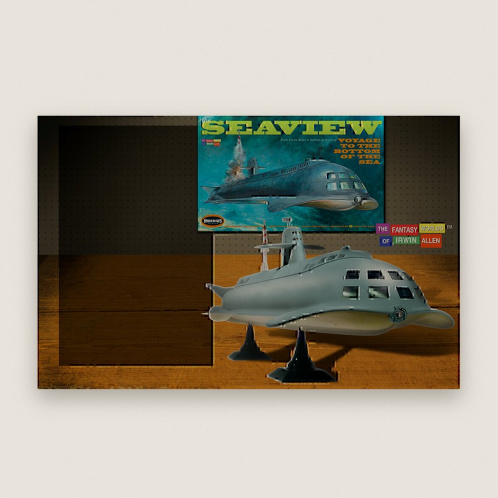 Plastic Model Kit, Voyage to the Bottom of the Sea 8 Window Seaview - Moebius Models
