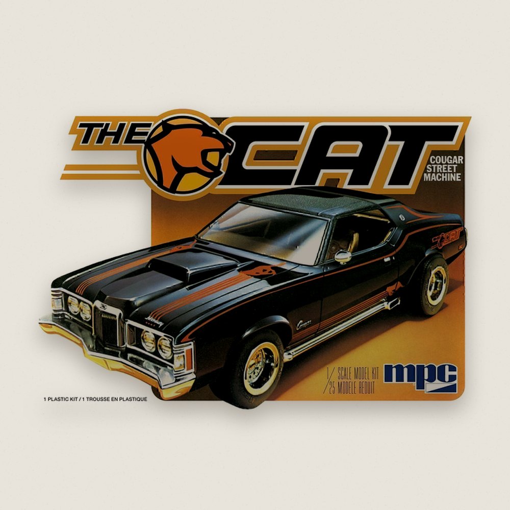 Plastic Model Kit, 1/25 1973 Mercury Cougar The Cat - MPC