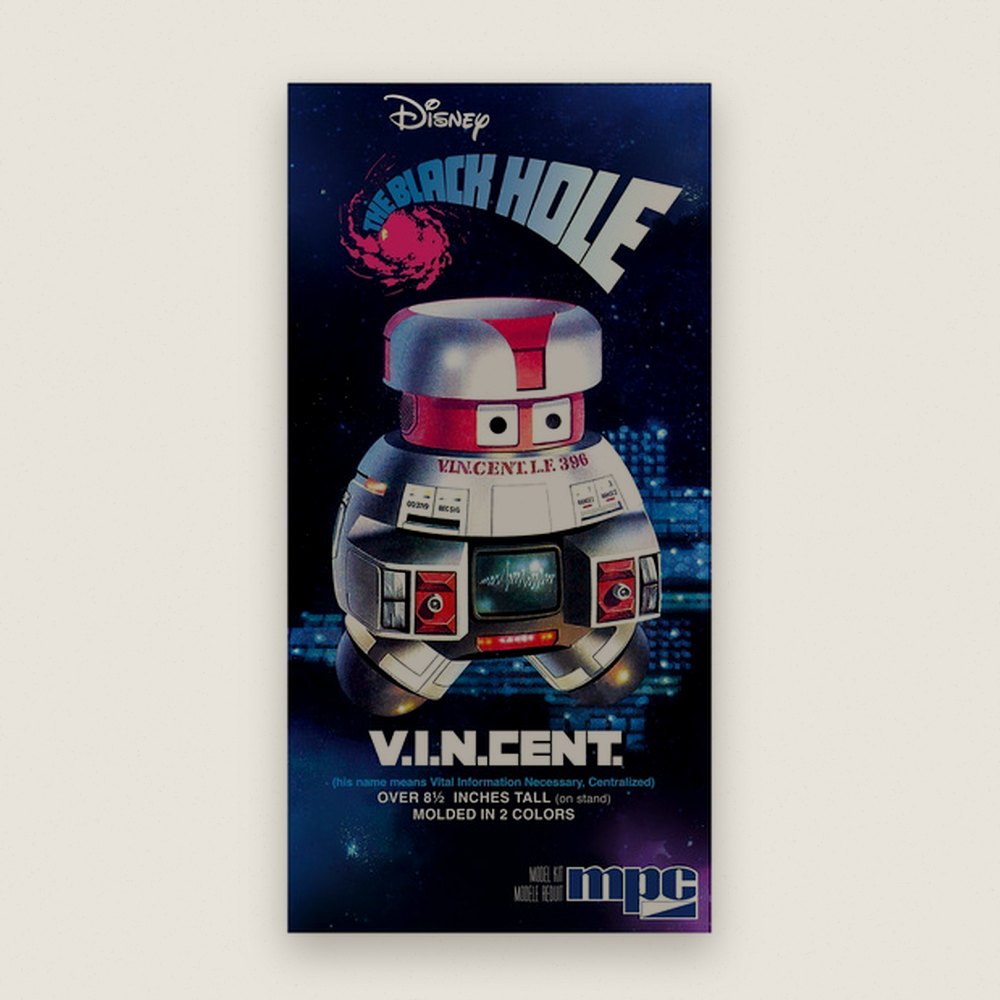 Plastic Model Kit, 1:6 Scale V.I.N.CENT. The Black Hole Robot - MPC