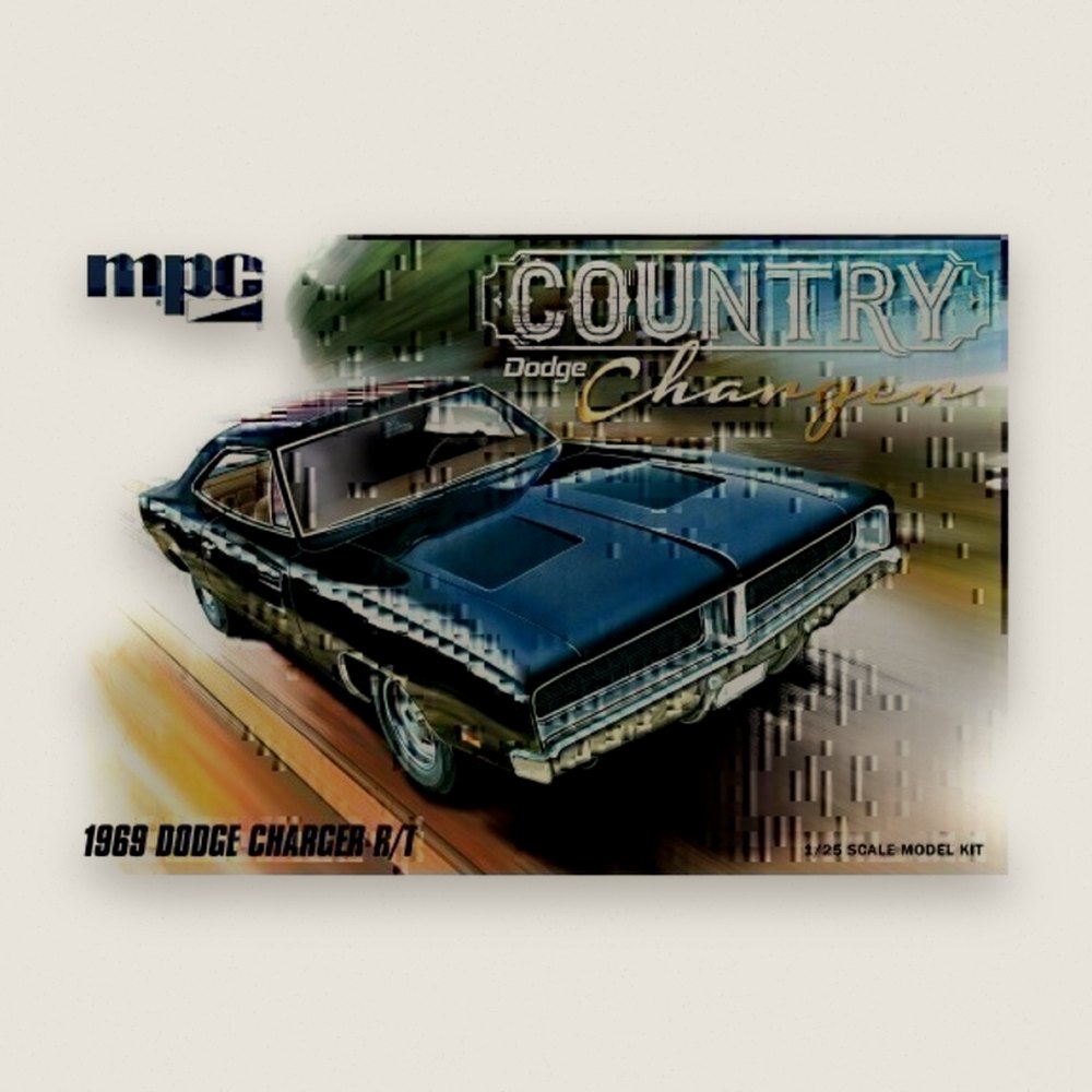 Plastic Model Kit: Country Charger R/T, 1969 D0DGE, 1/25 - MPC