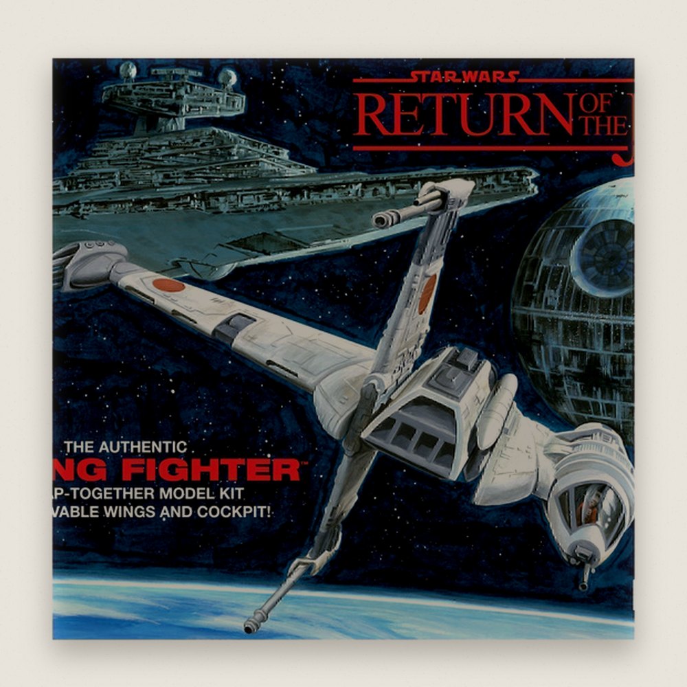 Plastic Model Kit: B-Wing Fighter, Star Wars, 1:144 Snap-Together - MPC