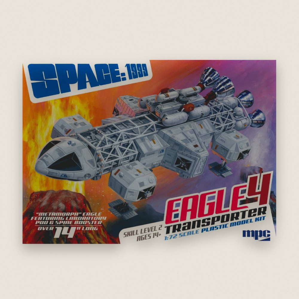 Plastic Model Kit: 14 Space:99 Eagle 4 Lab Pod and Spine Booster, 1/72 - MPC