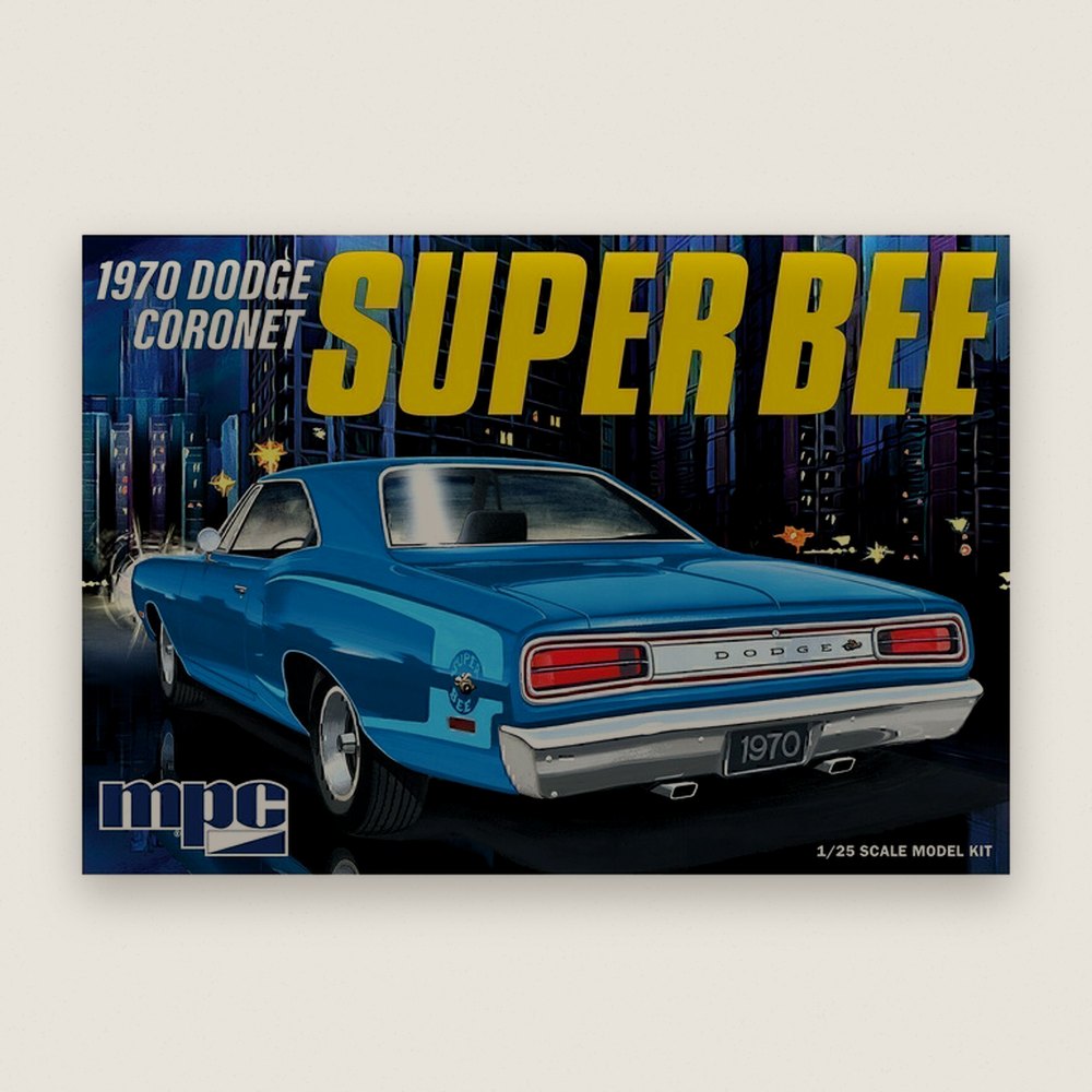 Plastic Model Kit: 1970 D0dge Coronet Super Bee, 1:25 - MPC