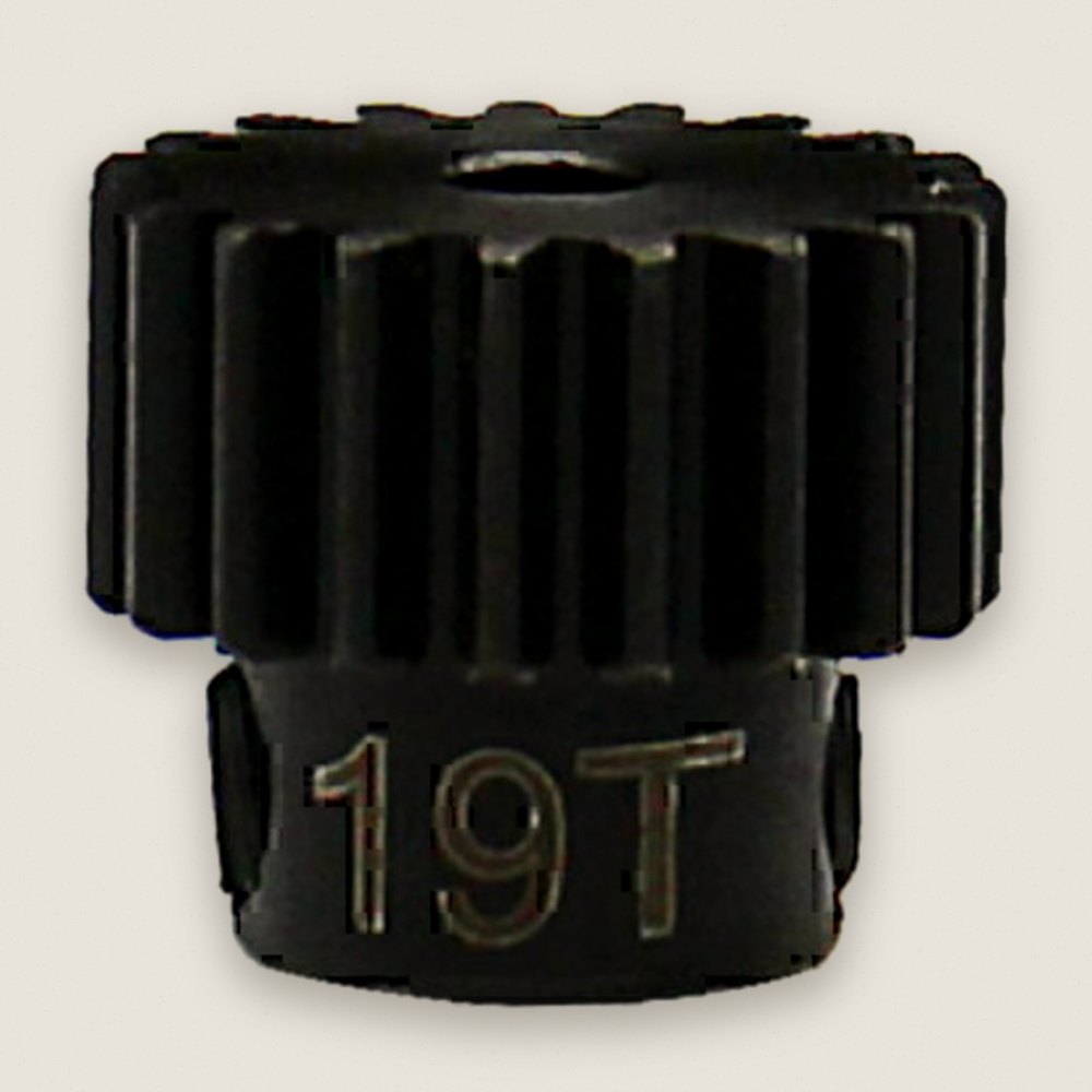 Hardened Steel Pinion Gear, 19t 0.5 Mod, 2.3 Bore - Hot Racing