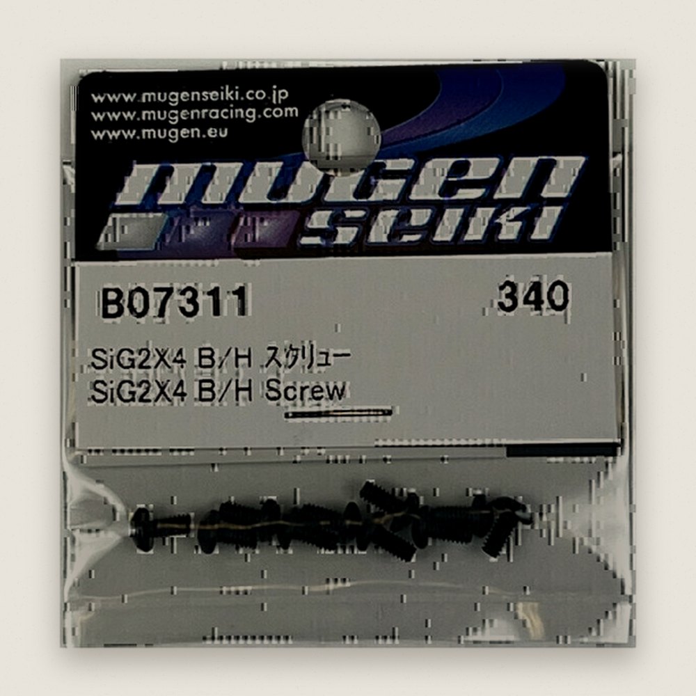 Button Head Screw, Sig 2x4, 10 Pieces - Mugen Seiki
