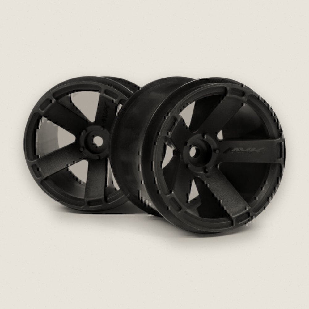 Wheel, Black, 2 Pieces, for Quantum Xt - Maverick