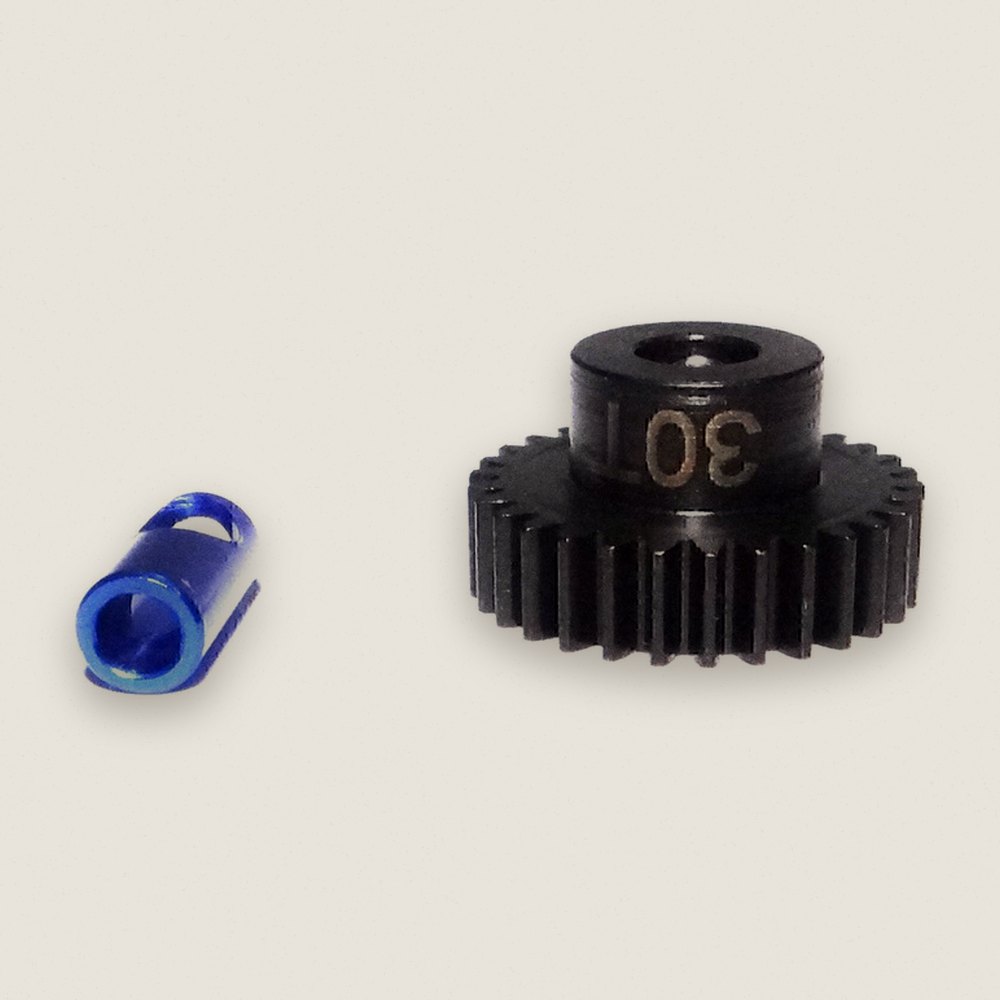 Pinion Gear, 30-Tooth Steel Mod 0.6 5mm - Hot Racing