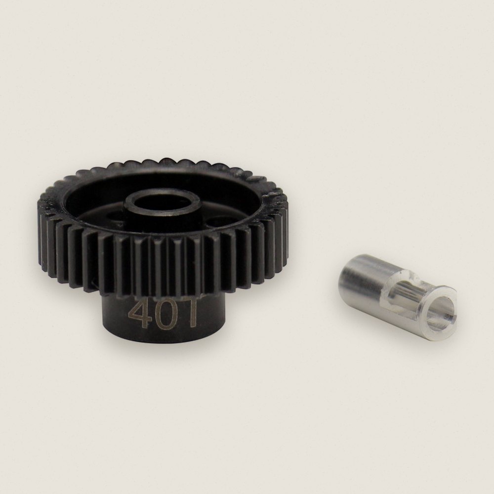 Pinion Gear, 40T Steel 48P, 5mm & 1/8 - Hot Racing