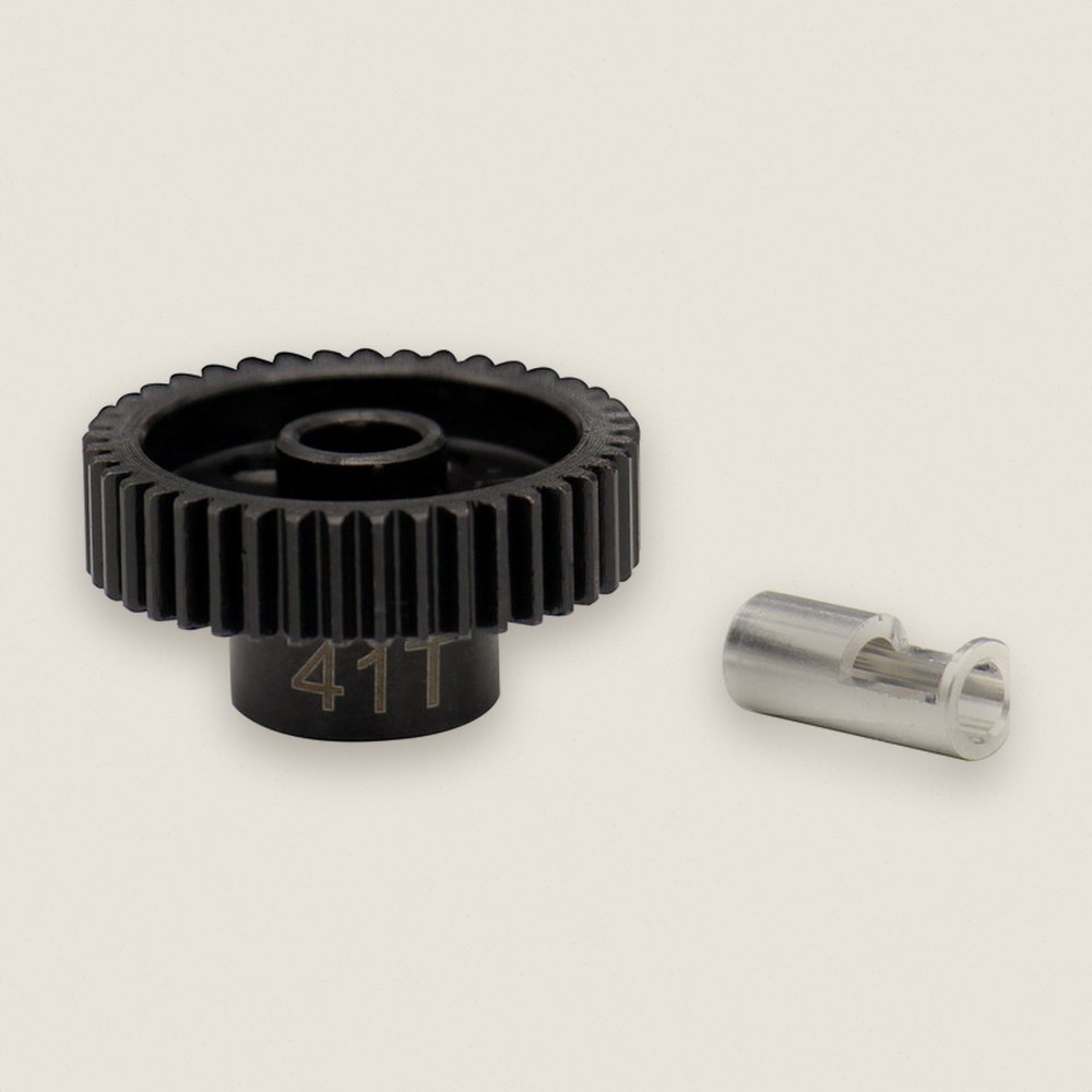 Pinion Gear, 41T Steel 48P, 5mm & 1/8 - Hot Racing