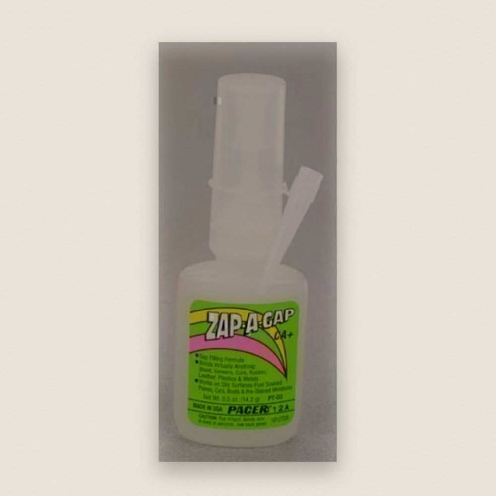 Zap-A-Gap CA+ Glue, 1/2 oz - Pacer Technology Zap
