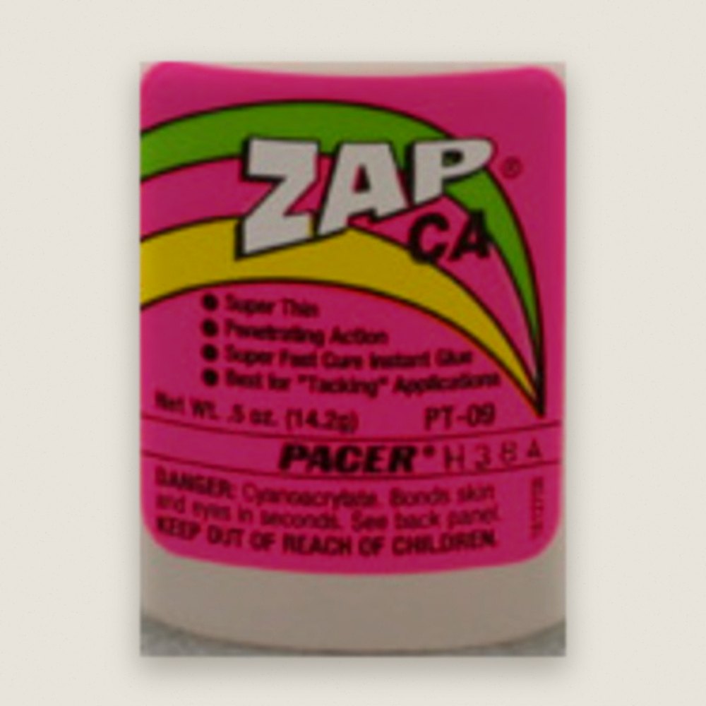 CA Glue, 1/2 oz - Pacer Technology Zap