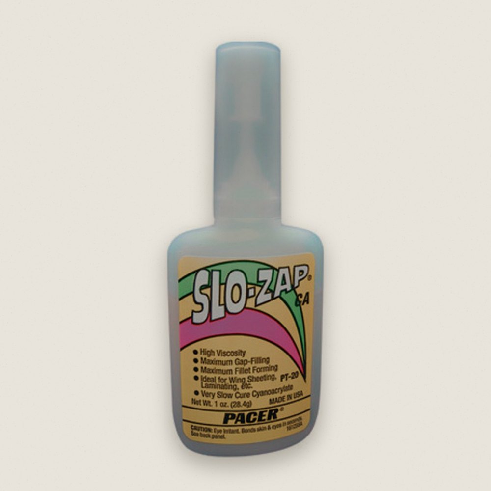 CA Glue, Slo Zap Thick 1 oz - Pacer Technology Zap