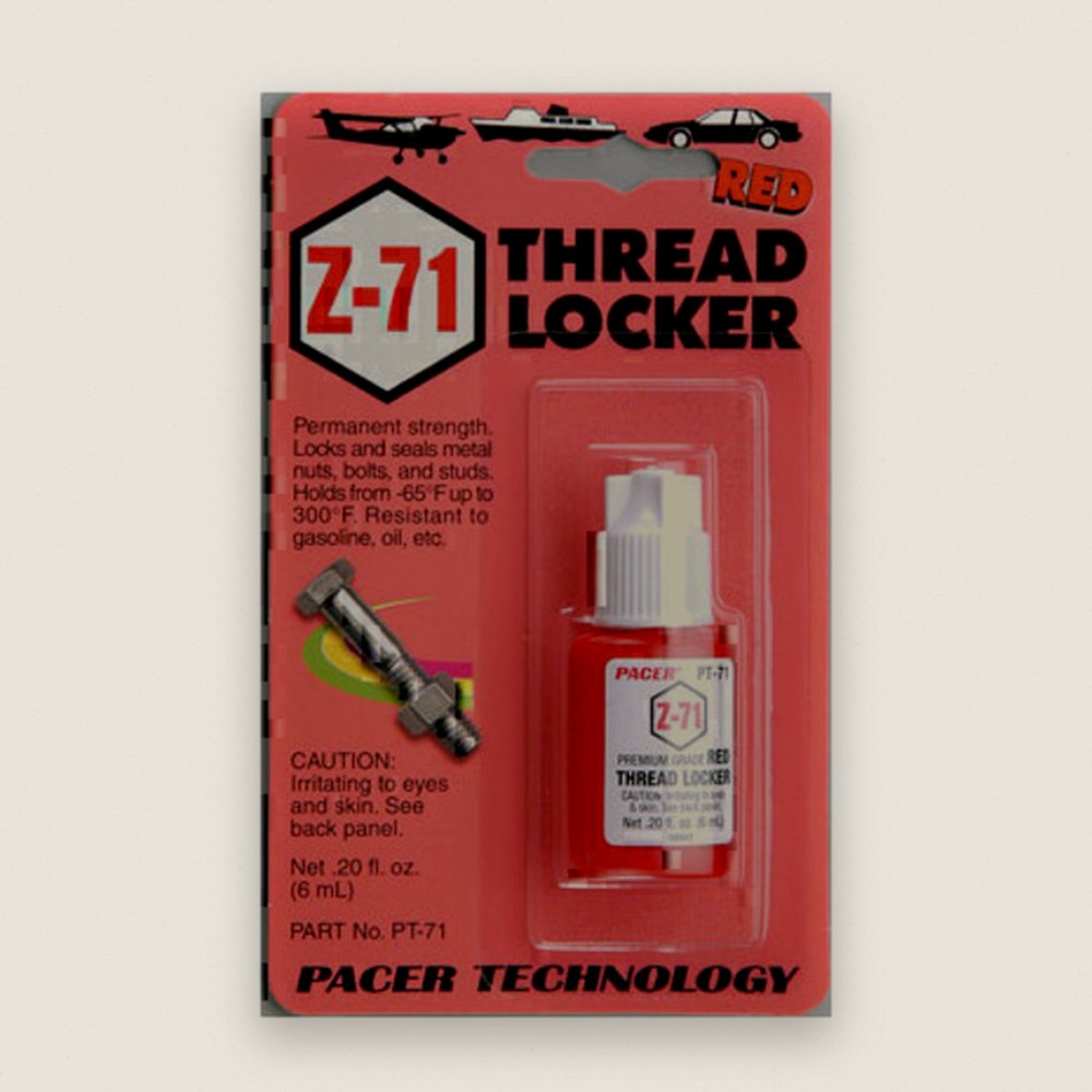 Thread Lock, Red Z-71 .20 oz - Pacer Technology Zap