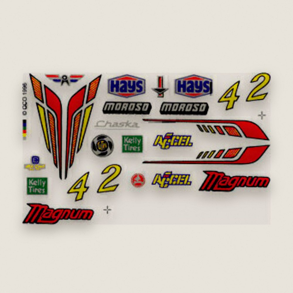 Decals, Dry Transfer, Magnum - Pinecar