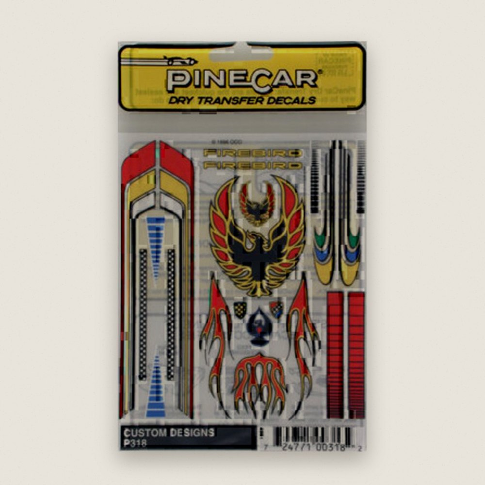 Decals, Dry Transfer, Custom Designs - Pinecar