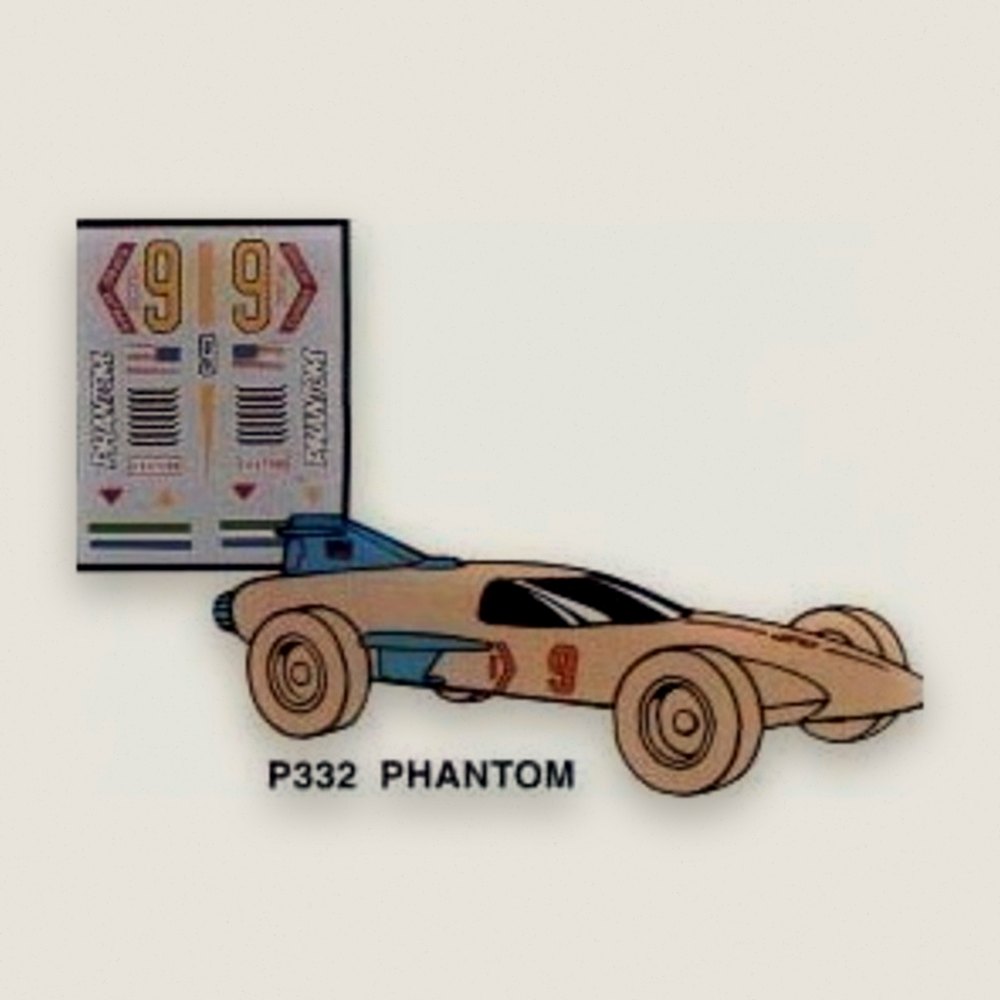 Custom Parts with Decals, Phantom - Pinecar