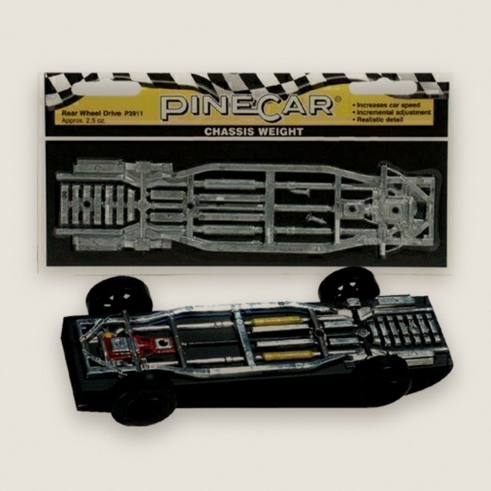 Weight, Chassis, Rear Wheel Drive, 2.5 oz - Pinecar
