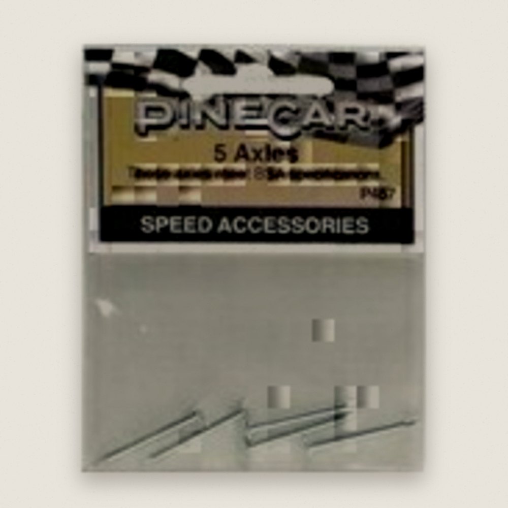 Nail Axles, 5-Pack - Pinecar