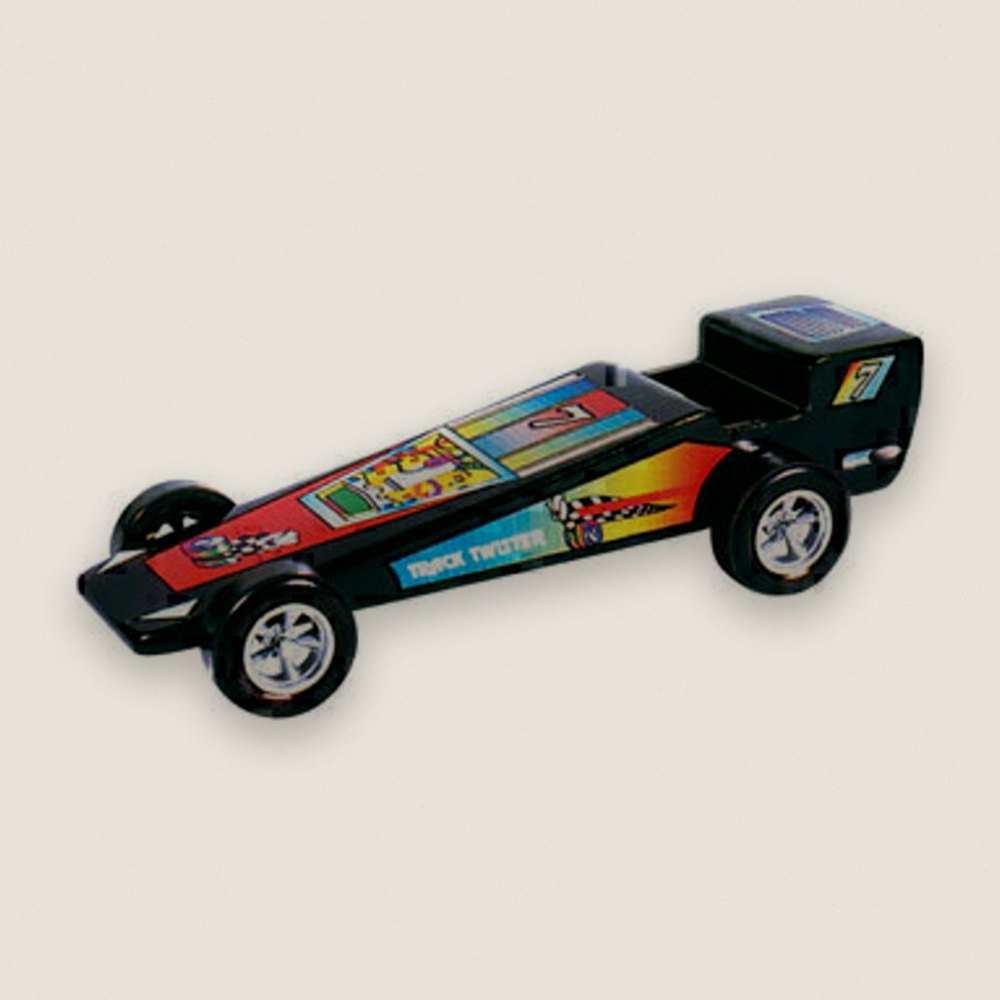 Template and Stick-On Decals, Track Twister - Pinecar