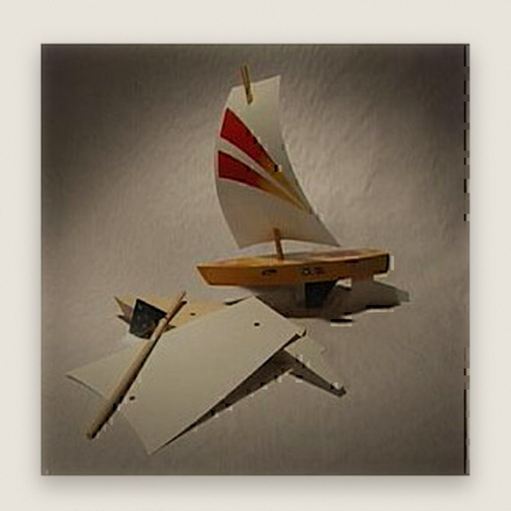 Sailboat Racer Kit, Pine Wood Derby - Pinecar