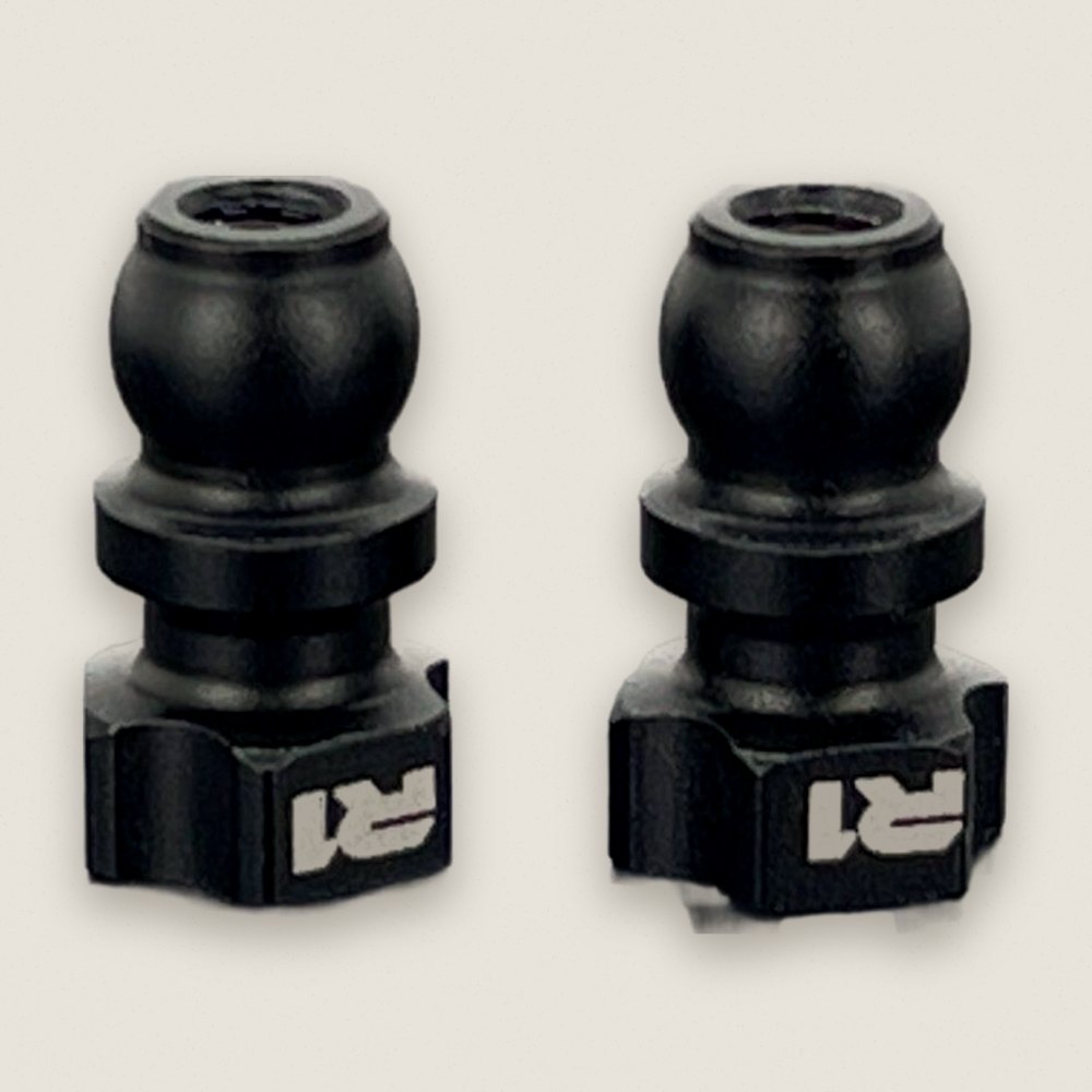 Shock Stand-offs, Black Aluminum 10mm - R1Wurks
