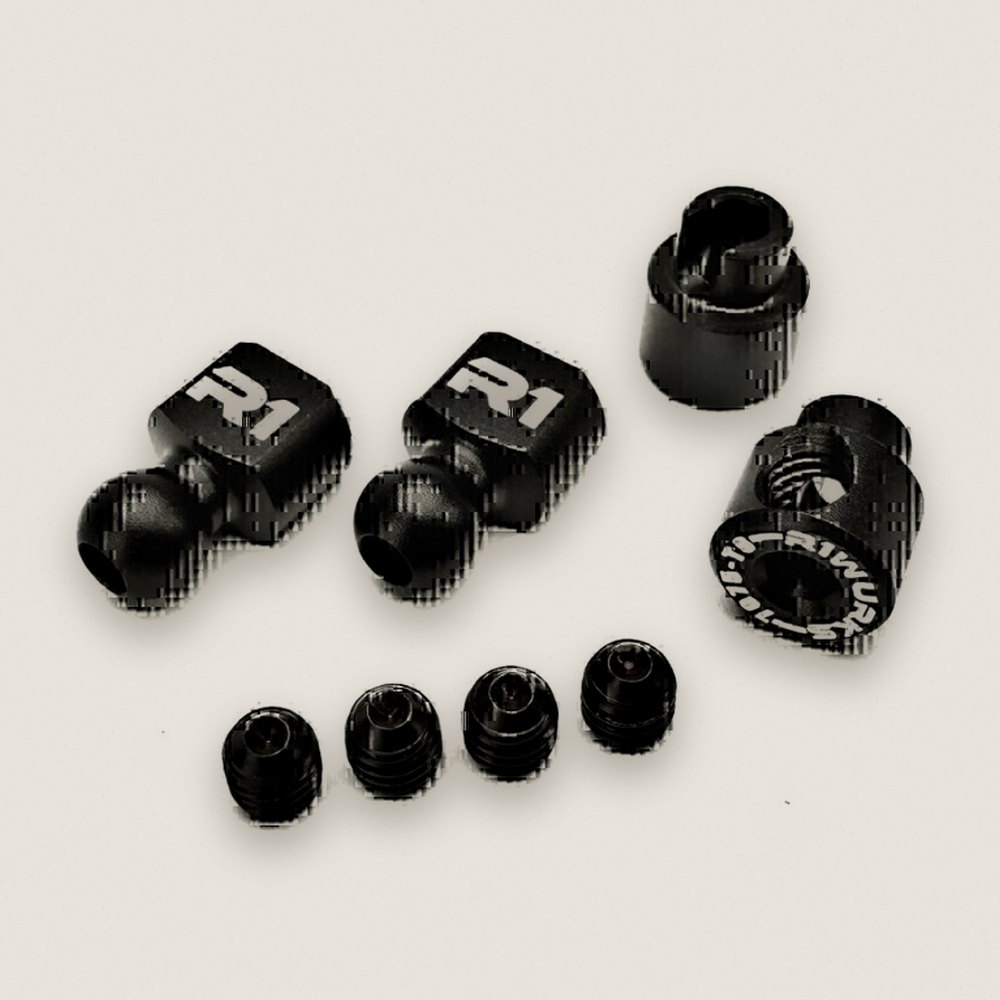 Sway Bar Hardware Set, Aluminum, Black for B7 / B84 Series - R1Wurks