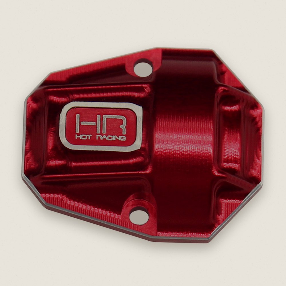 Differential Cover, Red Aluminum for Ascent 18 - Hot Racing