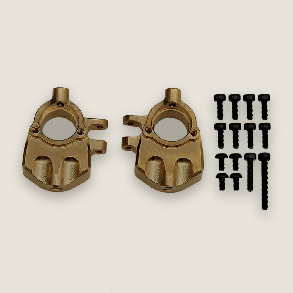Steering Portal Drive Housing, Heavy 16.5g Brass for Ascent 18 - Hot Racing