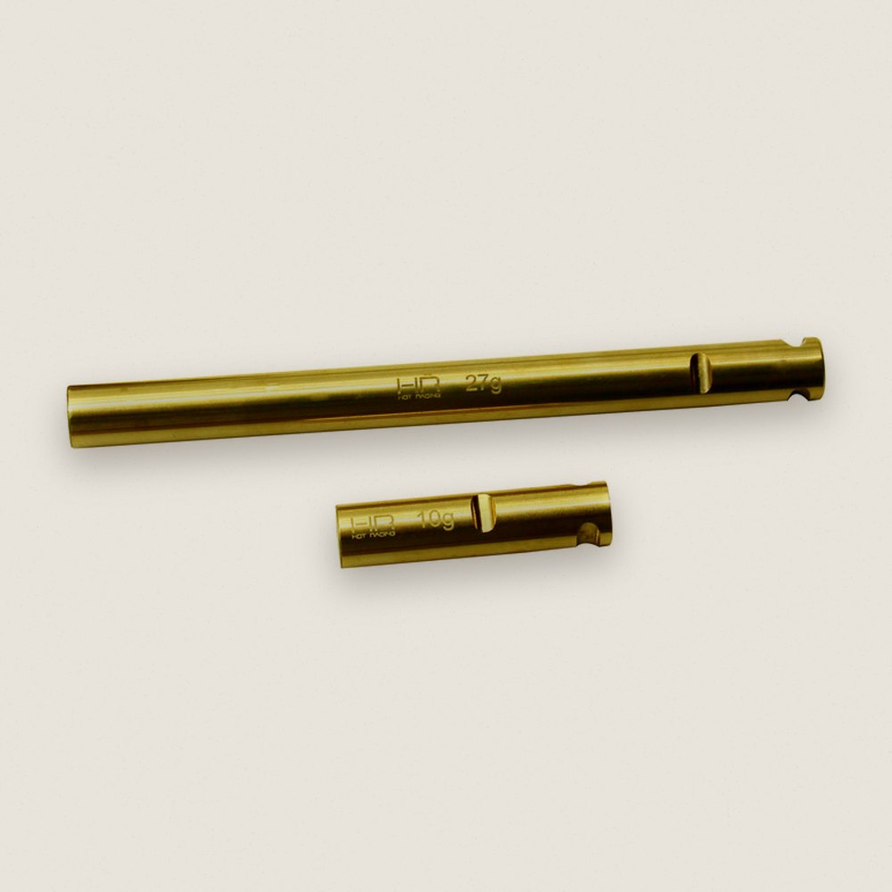 Axle Tube Weights, Brass (2) for RYFT - Hot Racing