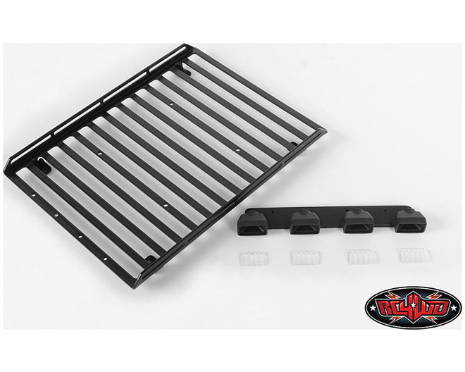 Steel Roof Rack W/Lights for 1/18 Blackjack Body