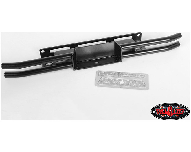 Black Steel Tube Rear Bumper for Tamiya 1:10 Isuzu Type X CC-01