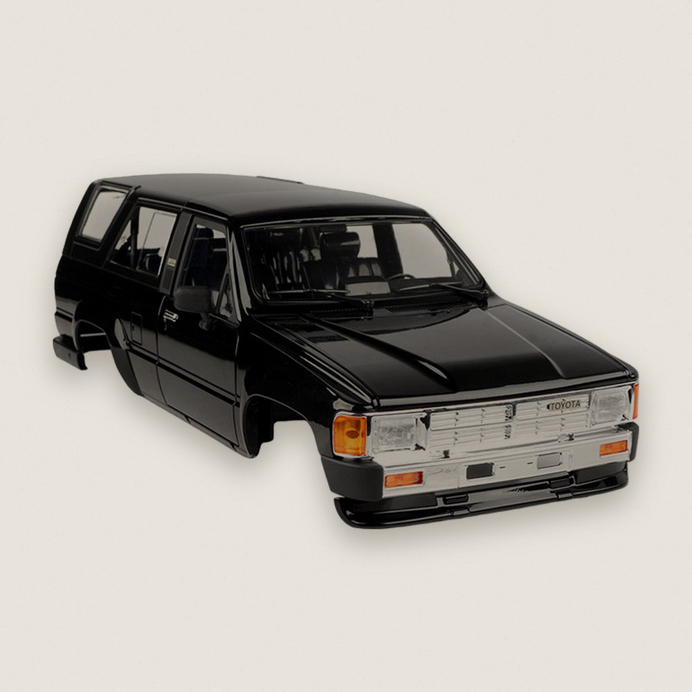 Hard Body Complete Set, 1985 Toyota 4runner (Black) - RC4WD