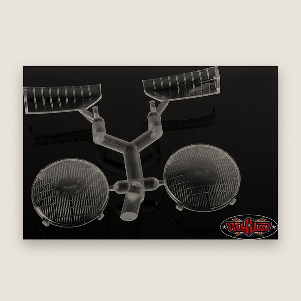 Round Headlights and Marker Lights, for Mojave II - RC4WD
