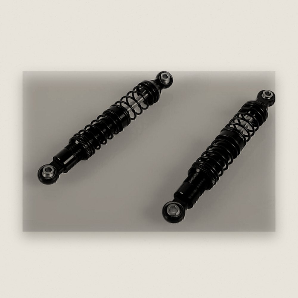 Dual Spring Shocks, Scale Black, 80mm, Version 2 - RC4WD