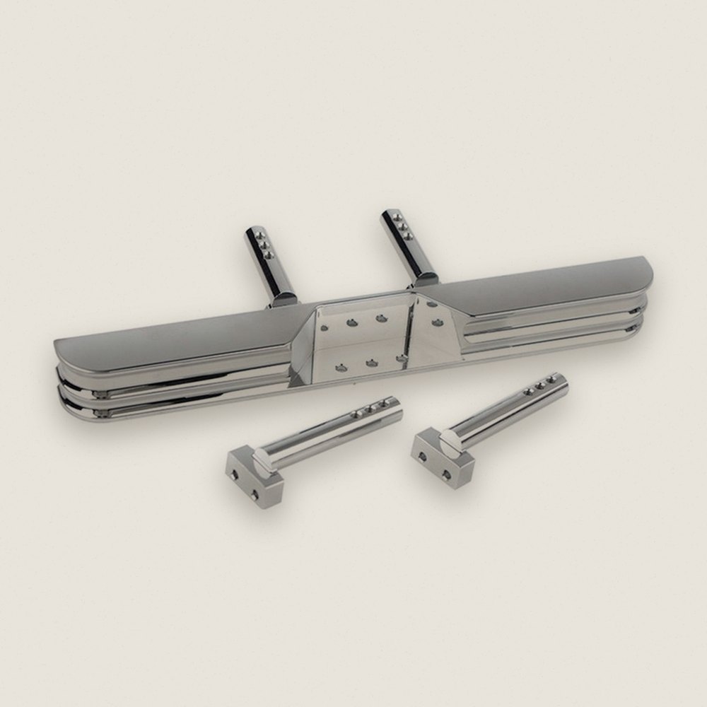 Chrome Rear Step Bumper, Tough Armor for Toyota Pickups and 4runner - RC4WD