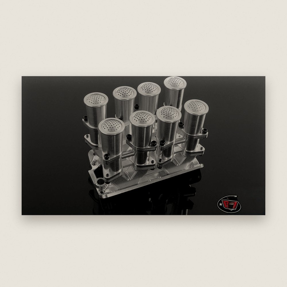 Induction System, Inglese 8-Stack for V8 Motor - RC4WD