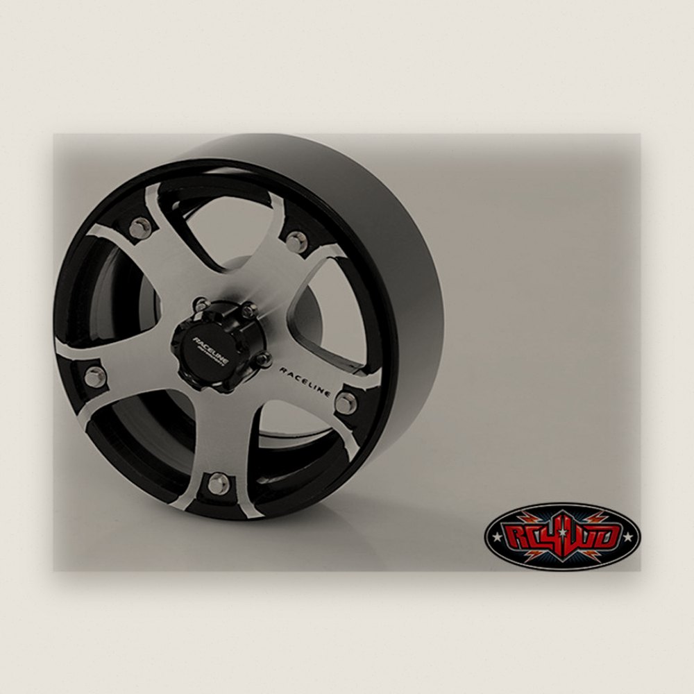 Beadlock Wheels, Raceline Gunner 1.7, Set of 4 - RC4WD