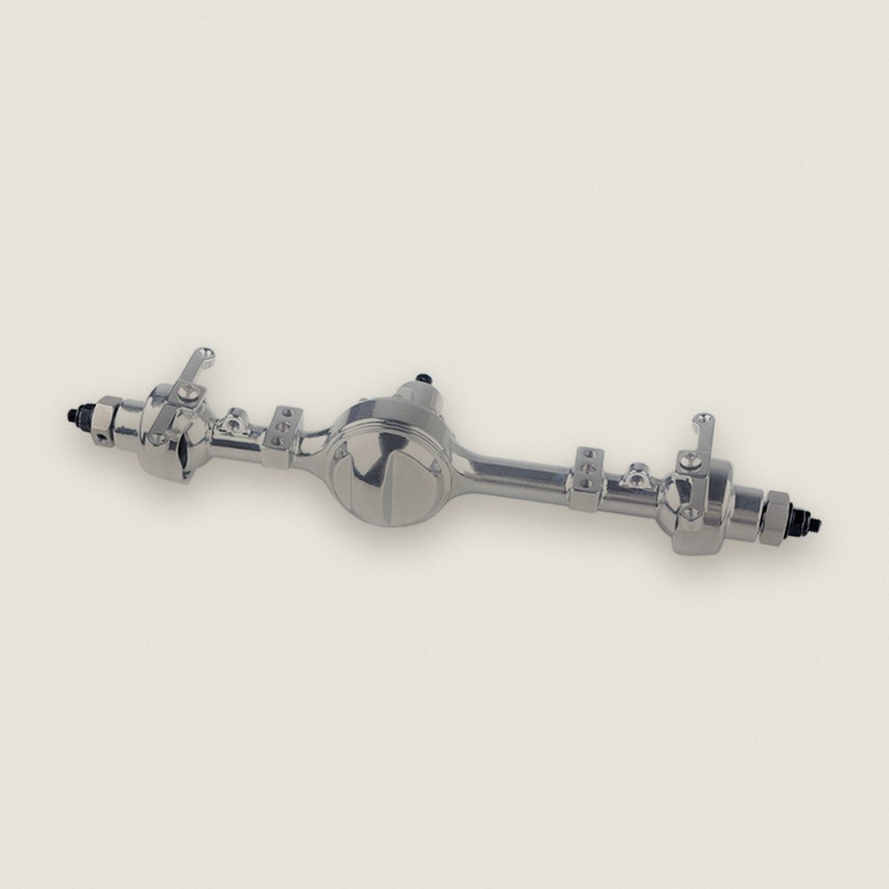 Cast Front Axle, Chrome, Ultimate Scale Yota Ii - RC4WD