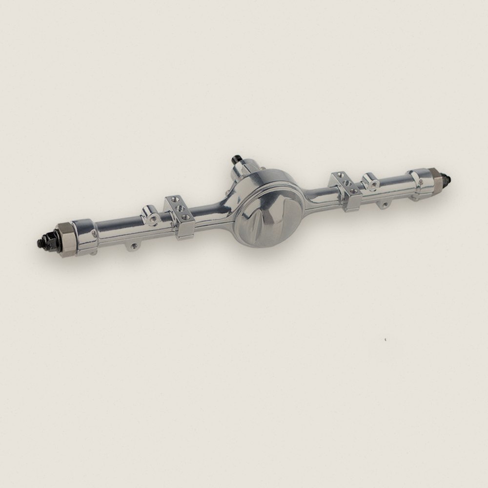 Cast Rear Axle, Chrome, Ultimate Scale Yota Ii - RC4WD