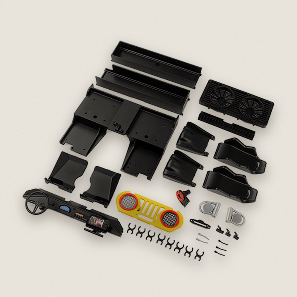 Interior/Exterior Plastic Parts for Miller Motorsports Pro Rock - RC4WD