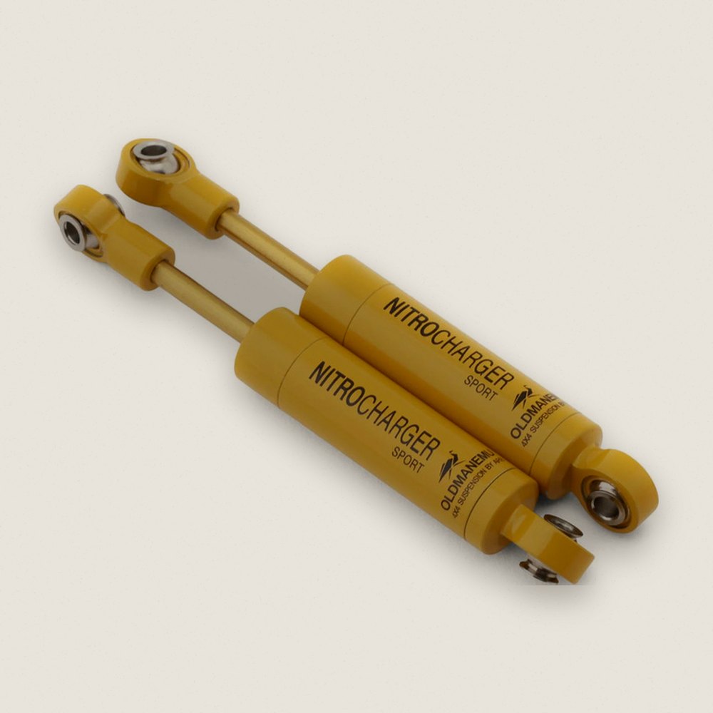 Sport Shocks, Old Man Emu Nitrocharger 70mm, Yellow, Set of 2 - RC4WD