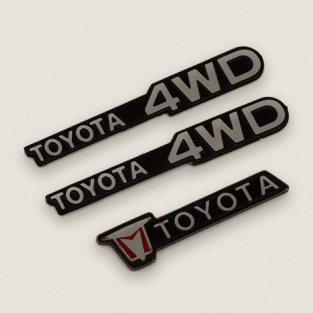 Metal Emblems, for 1982 Toyota Pickup - RC4WD