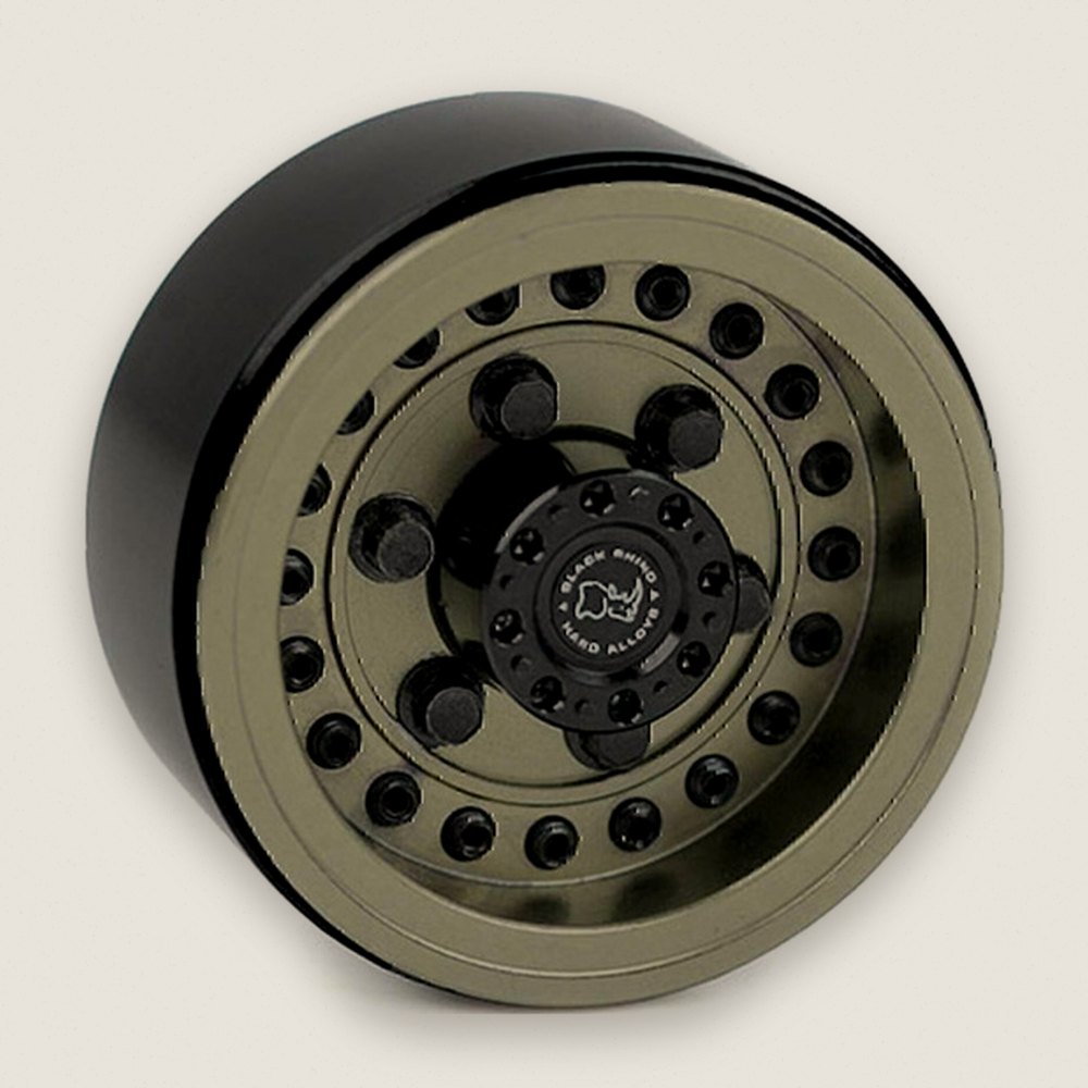 Beadlock Wheels, 1.0 Internal Armory in Black right-handino - RC4WD