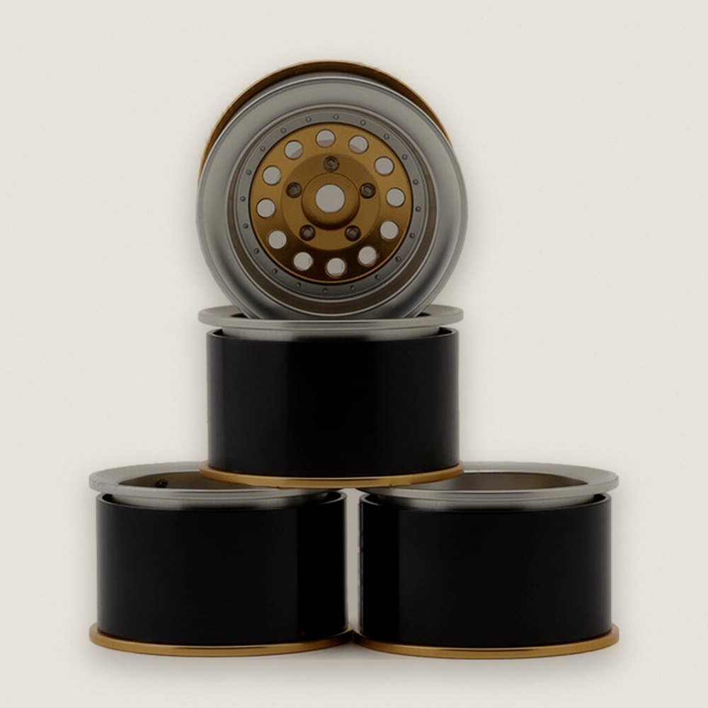Scale Crawler Bead-Lock Wheels, Wide Deep Dish 1.55 Tempest - RC4WD