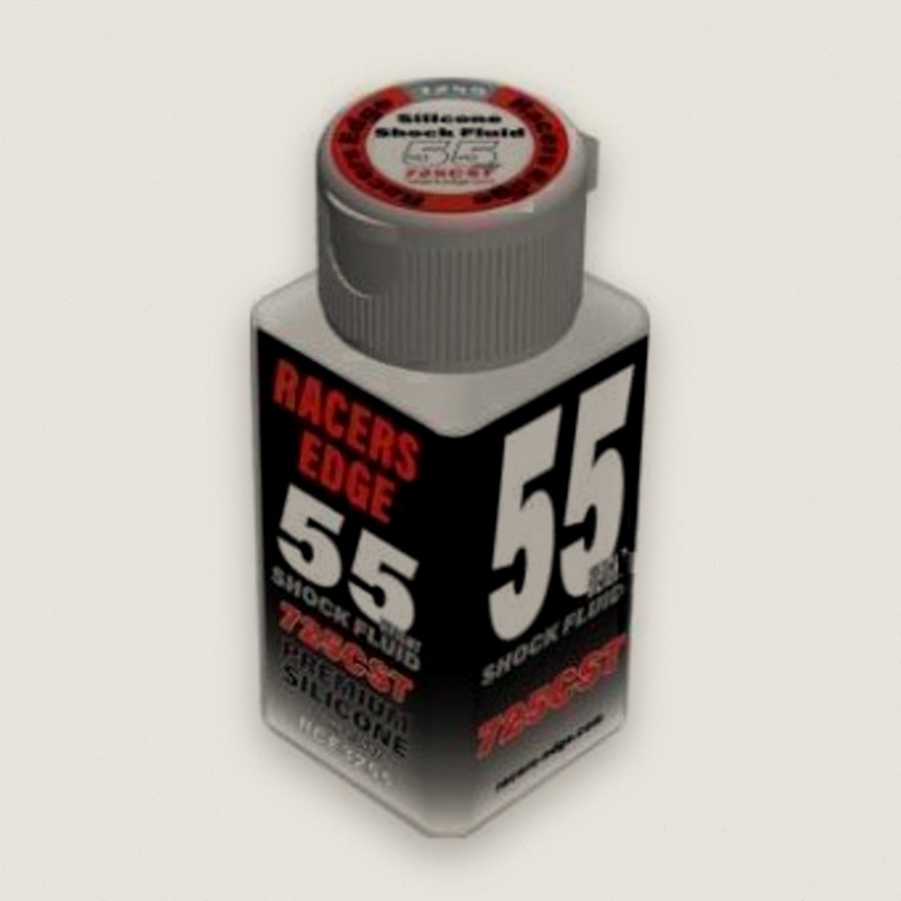 Shock Oil, Pure Silicone 55 Weight 725cst 70ml 2.36oz - Racers Edge