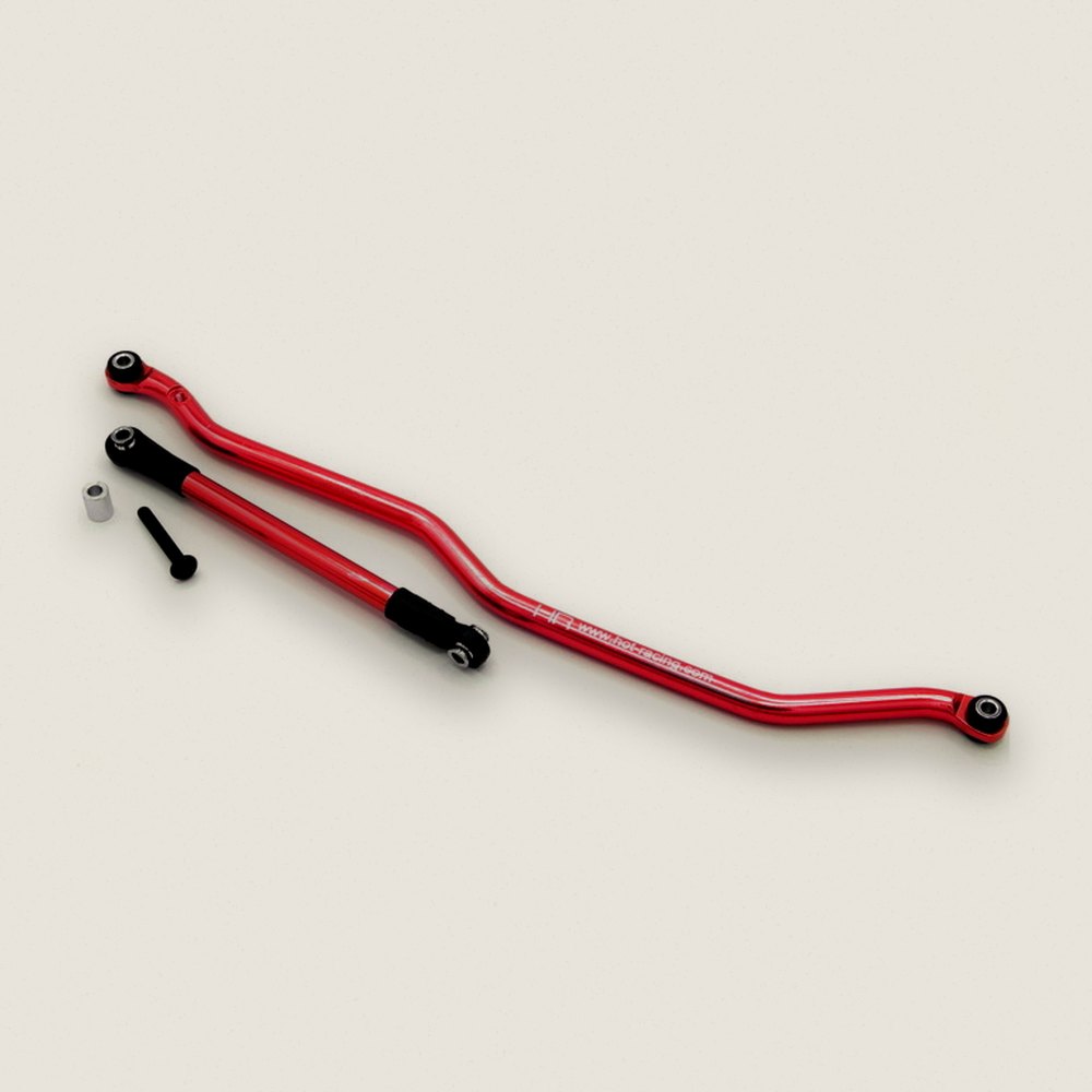 Fix Link Steering Rod, Red Aluminum for Wraith Deadbolt - Hot Racing